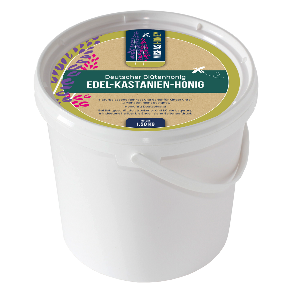 Edel-Kastanienhonig 1,5 kg – naturbelassener Waldhonig direkt vom Imker kaufen