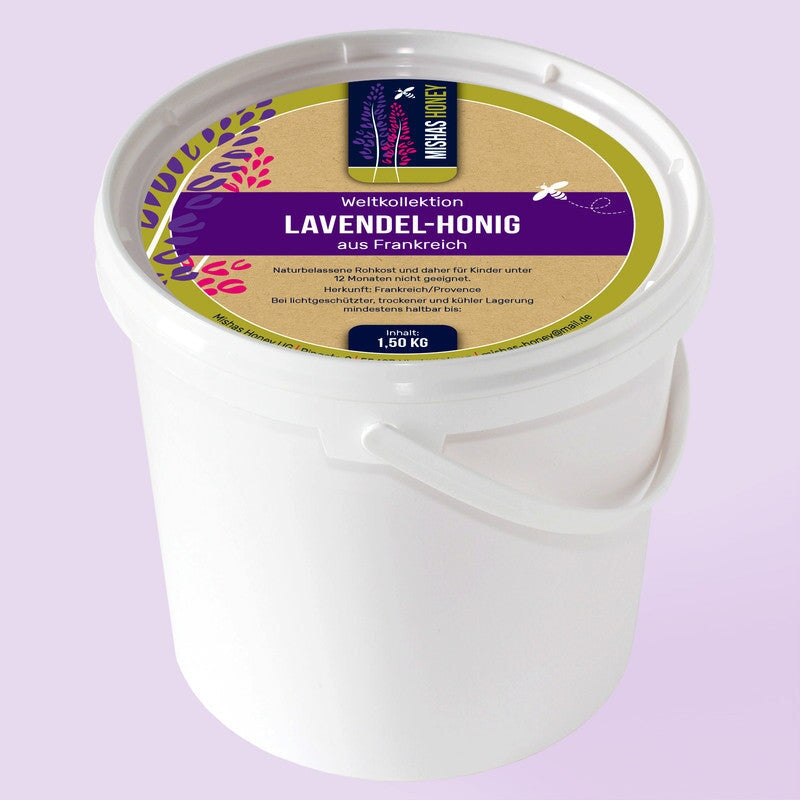 Lavendelhonig - Blütenhonig aus Frankreich Blütenhonig Mishas Honey - Imkerei