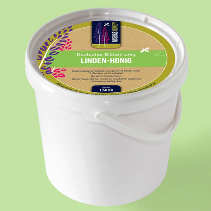 Lindenhonig hellgold cremig — naturbelassen nicht fein gefiltert — Mishas Honey